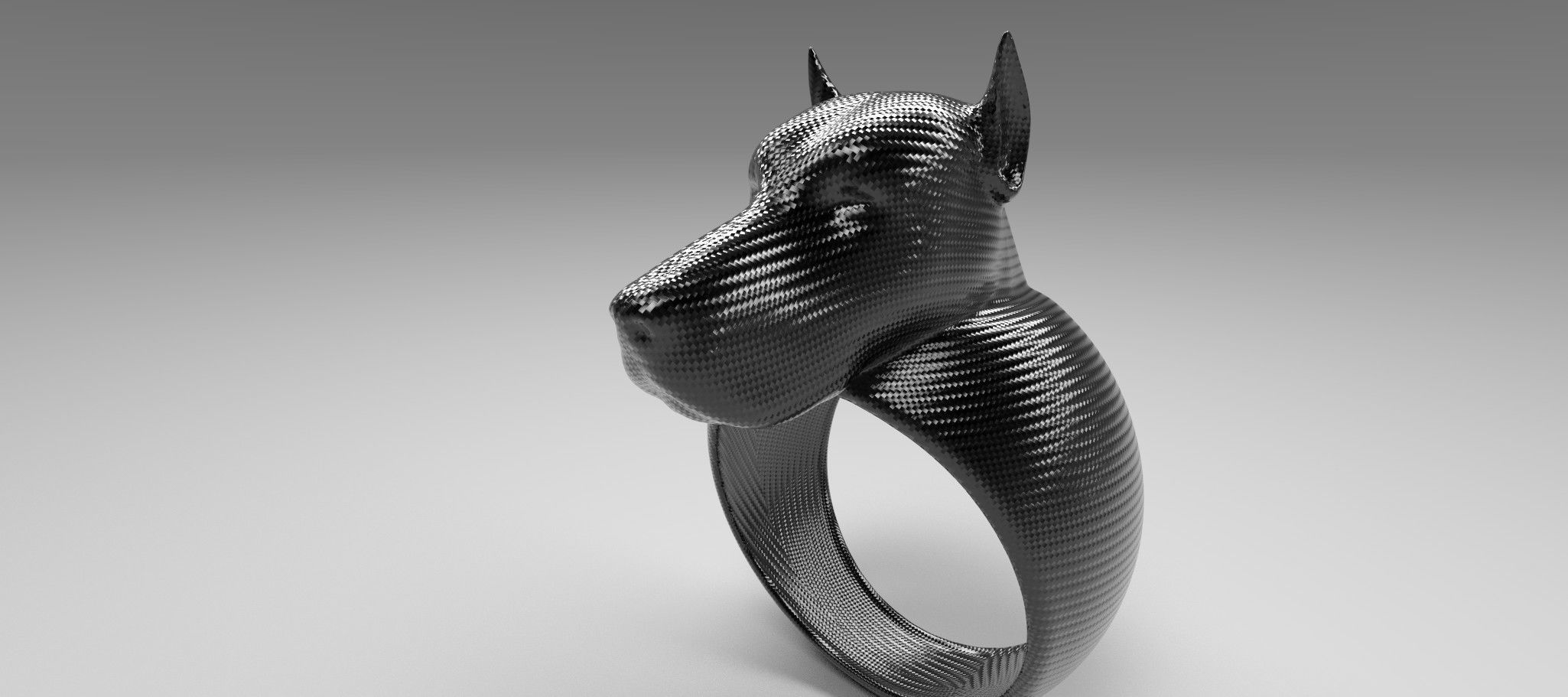 Ring dog printable 3d model 3D print model_10