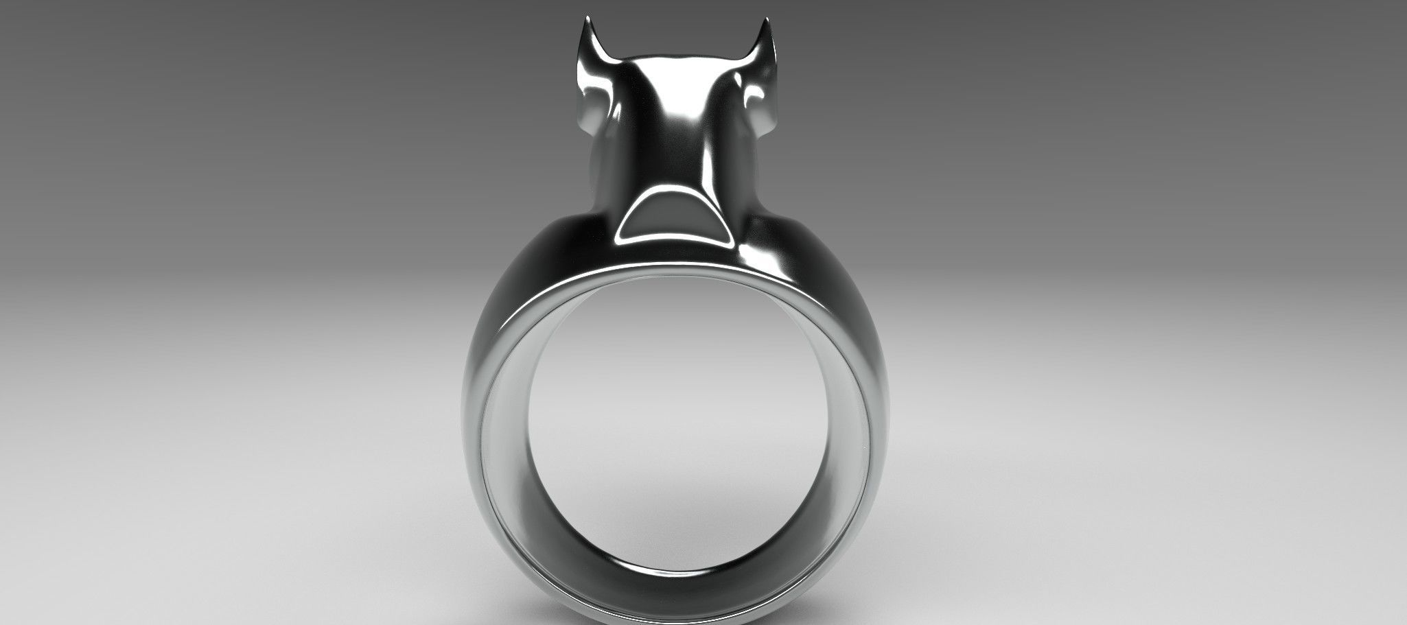 Ring dog printable 3d model 3D print model_6