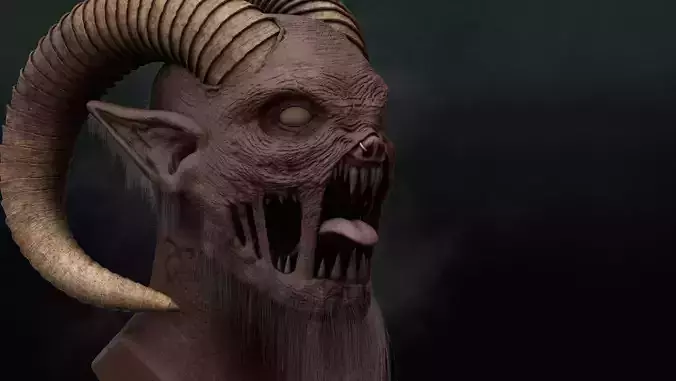 Hellcreature demon head