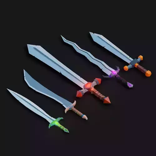Fantasy swords set 