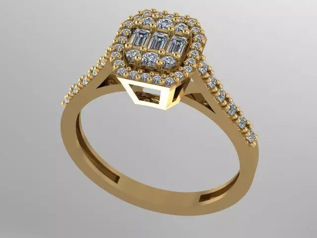 fantasy ring 3D print model_0