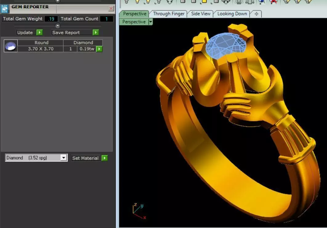 fantasy rings 3D print model_0