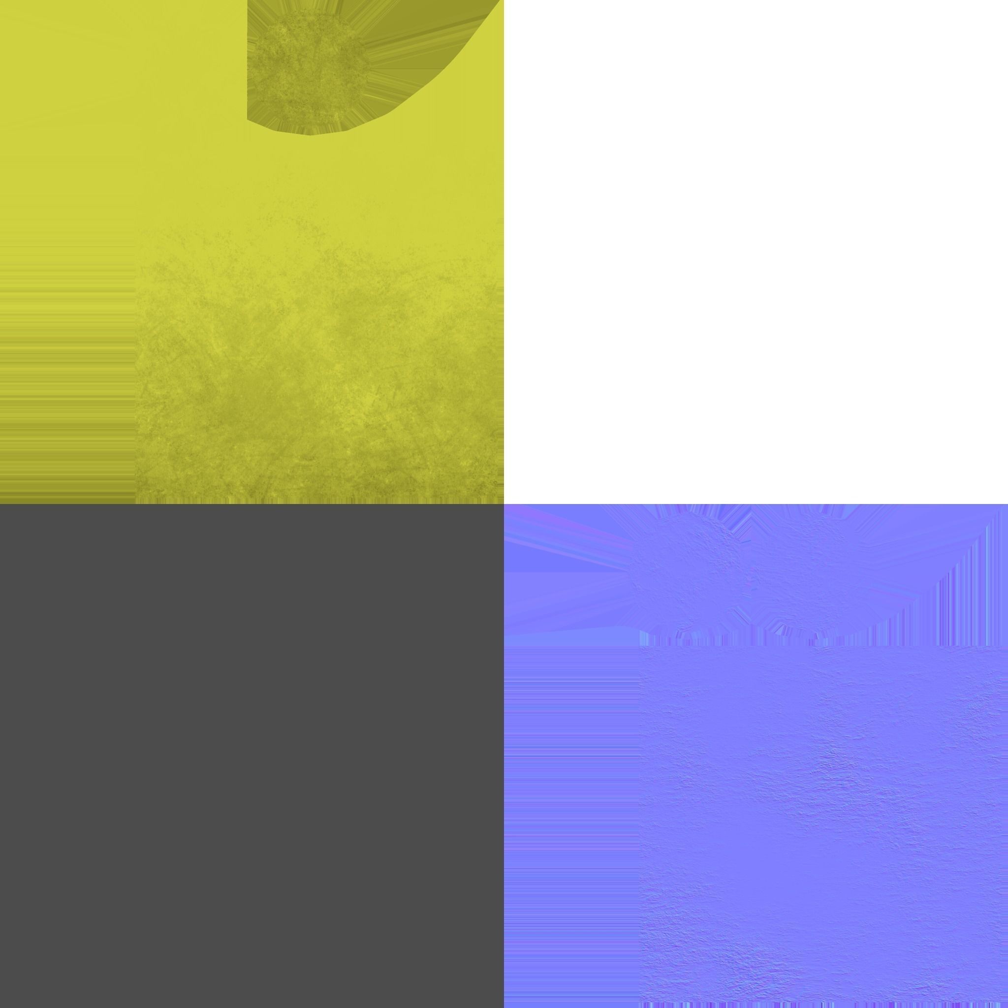 Barrier Pole Low-poly 3D model_8