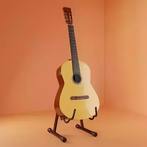 Classic guitar and stand