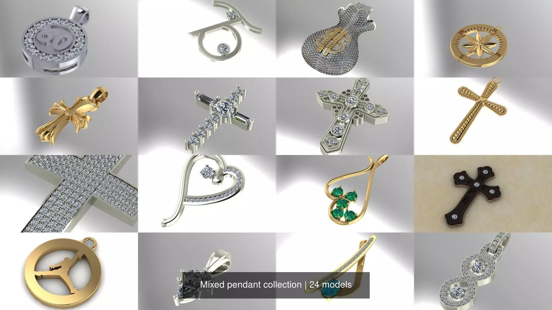 Mixed pendant collection _0