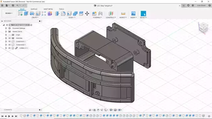 Bicycle Tail Light  3D print model