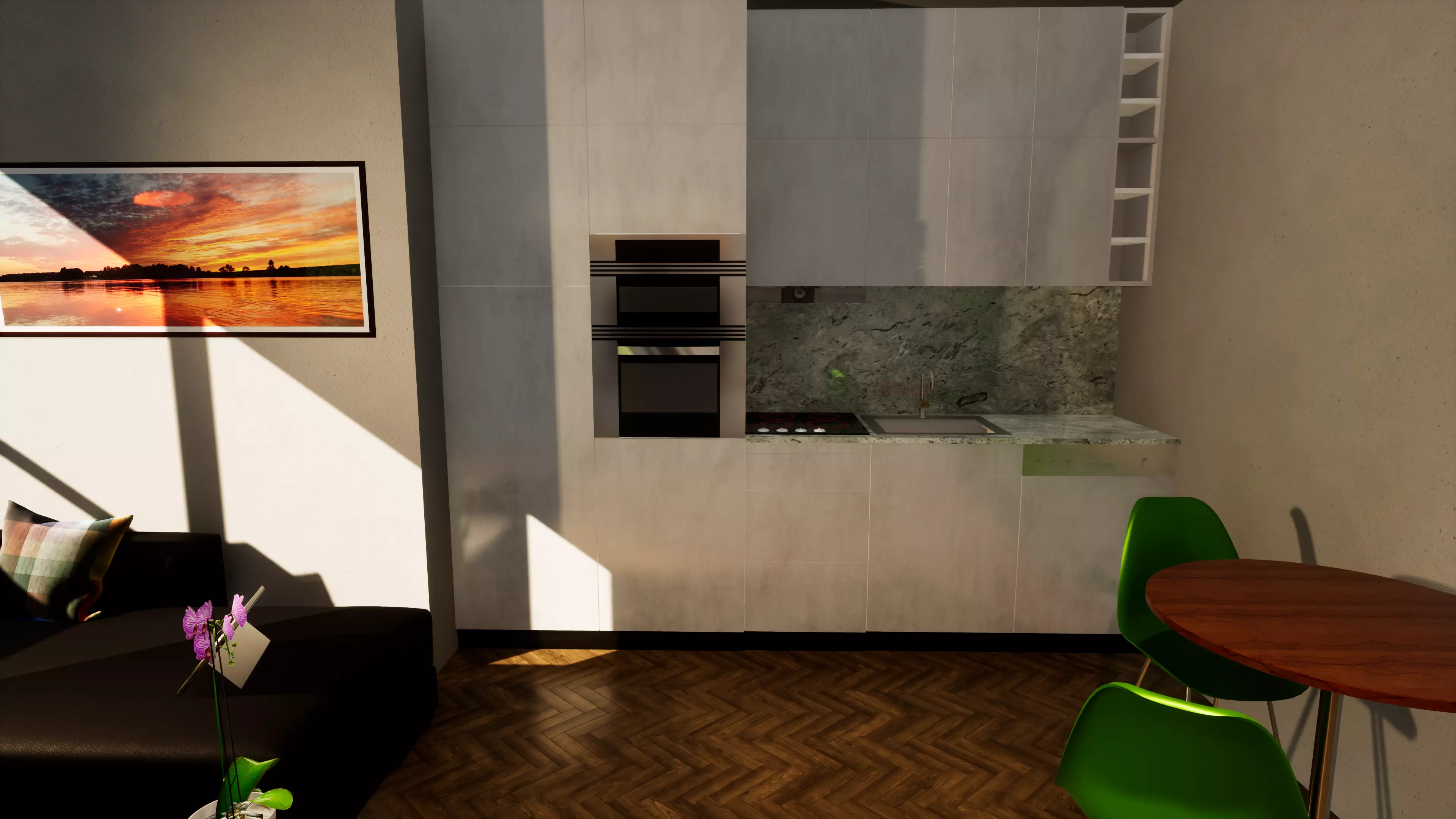 KITCHEN TWINMOTION Free 3D model