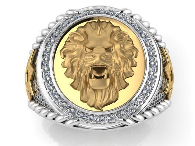 Men Zodiac Ring Set 12Signs 3DModel STL 3DM 3D print model_4