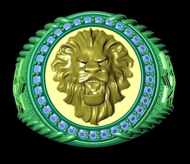 Men Zodiac Ring Set 12Signs 3DModel STL 3DM 3D print model_5