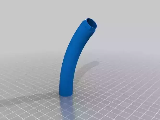Printable trumpet horn