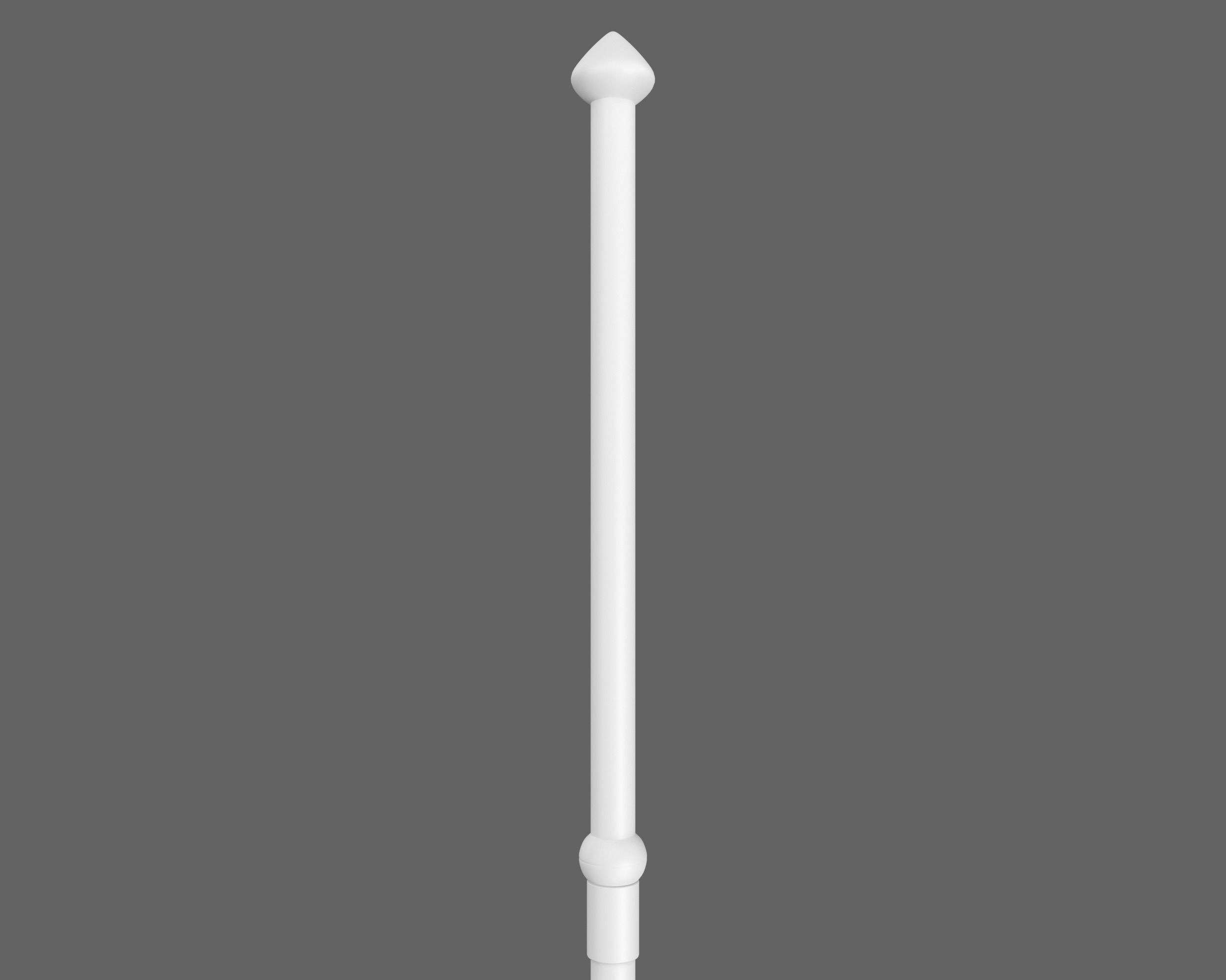 Ancient Indo Persian Scythe Low-poly 3D model_15