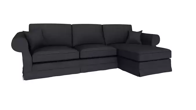 Black sofa 250
