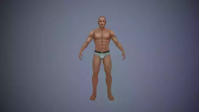 Male Nude Body Man  --P6