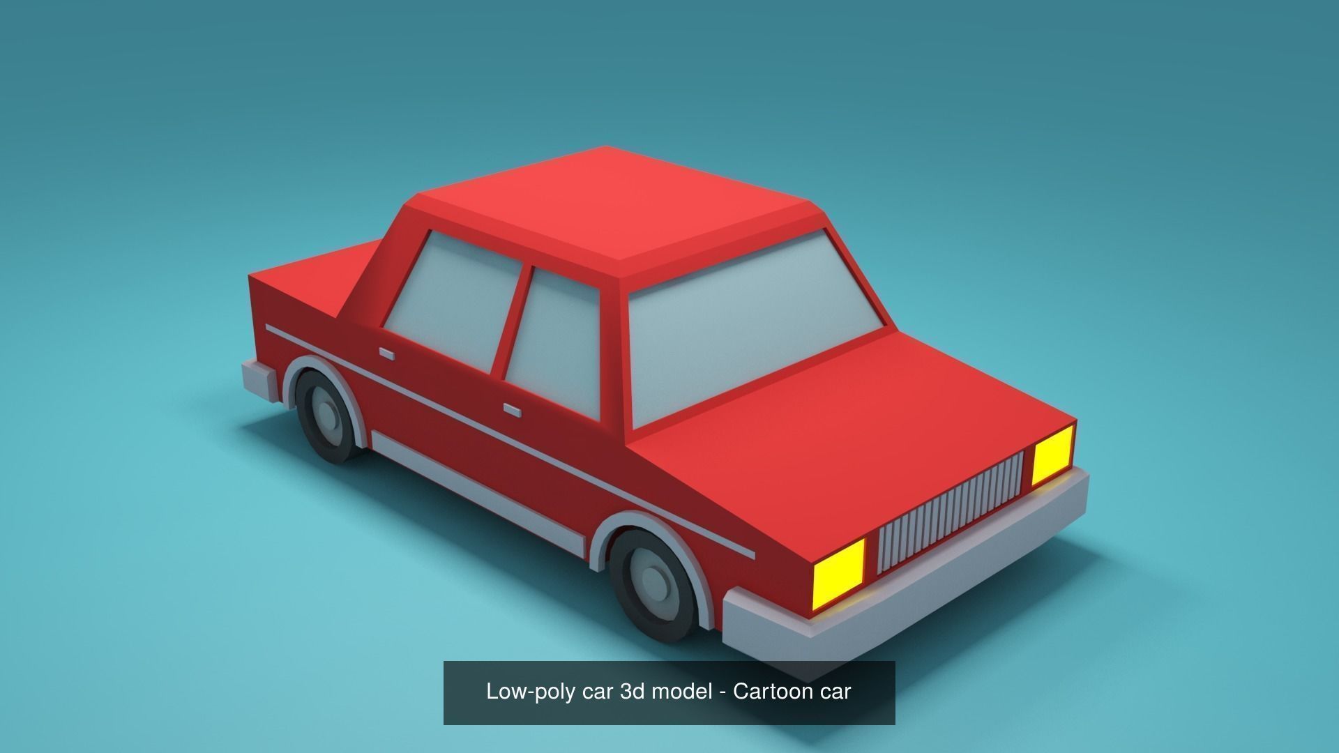 Low-poly vehicles 3d models - Cartoon cars 3D Model Collection_5