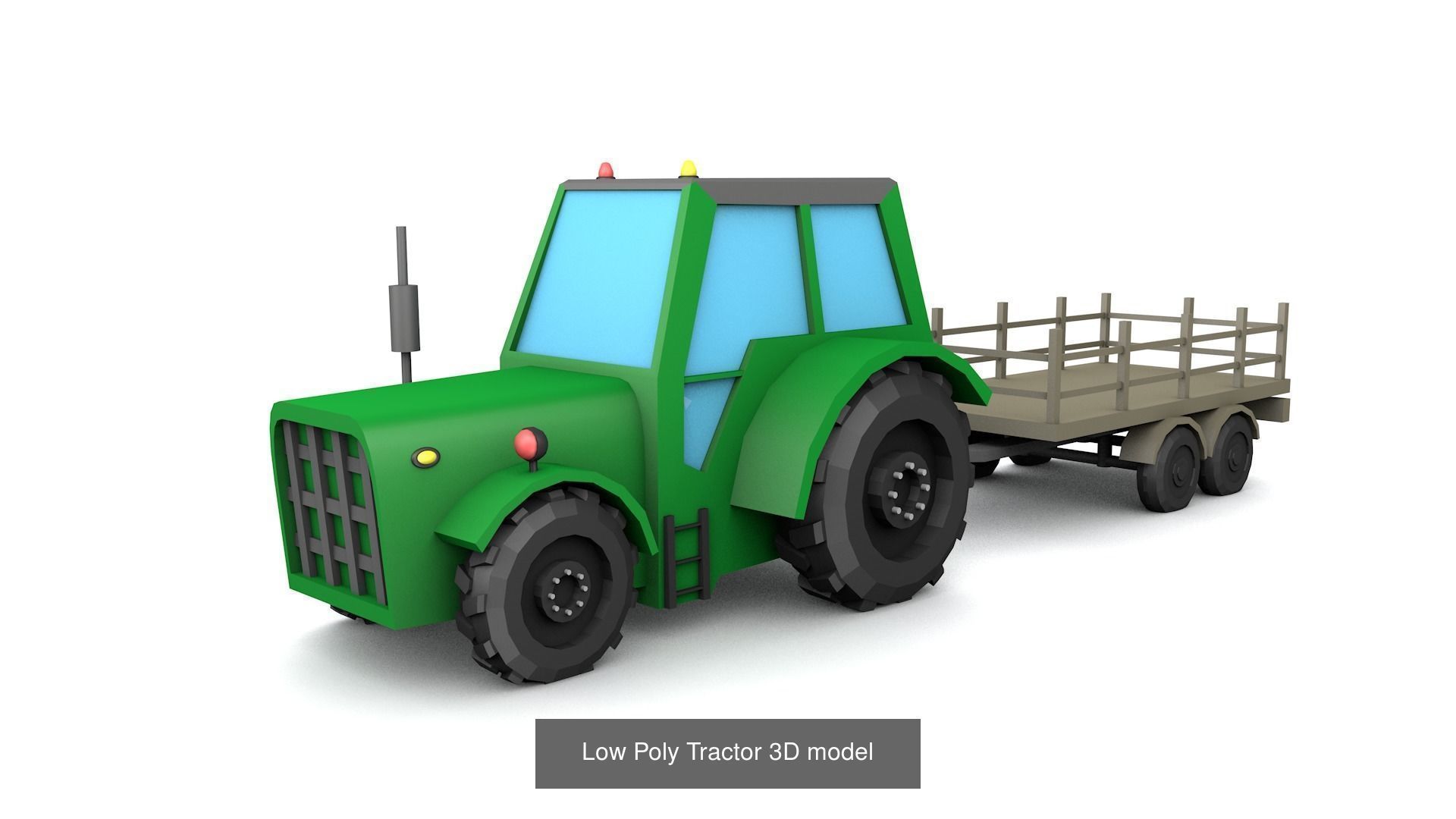Low-poly vehicles 3d models - Cartoon cars 3D Model Collection_7