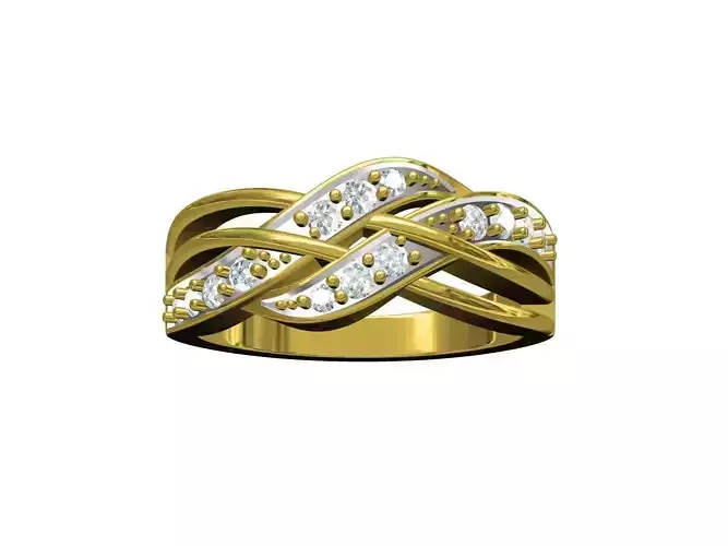 ladies ring 3D print model