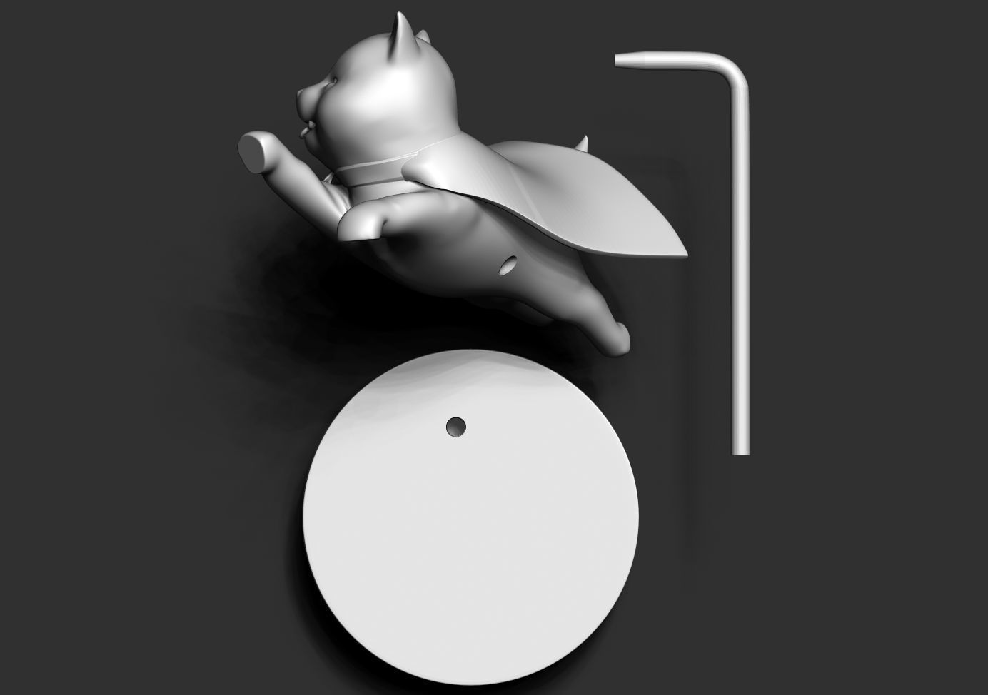 Super Shiba 3D print model_3