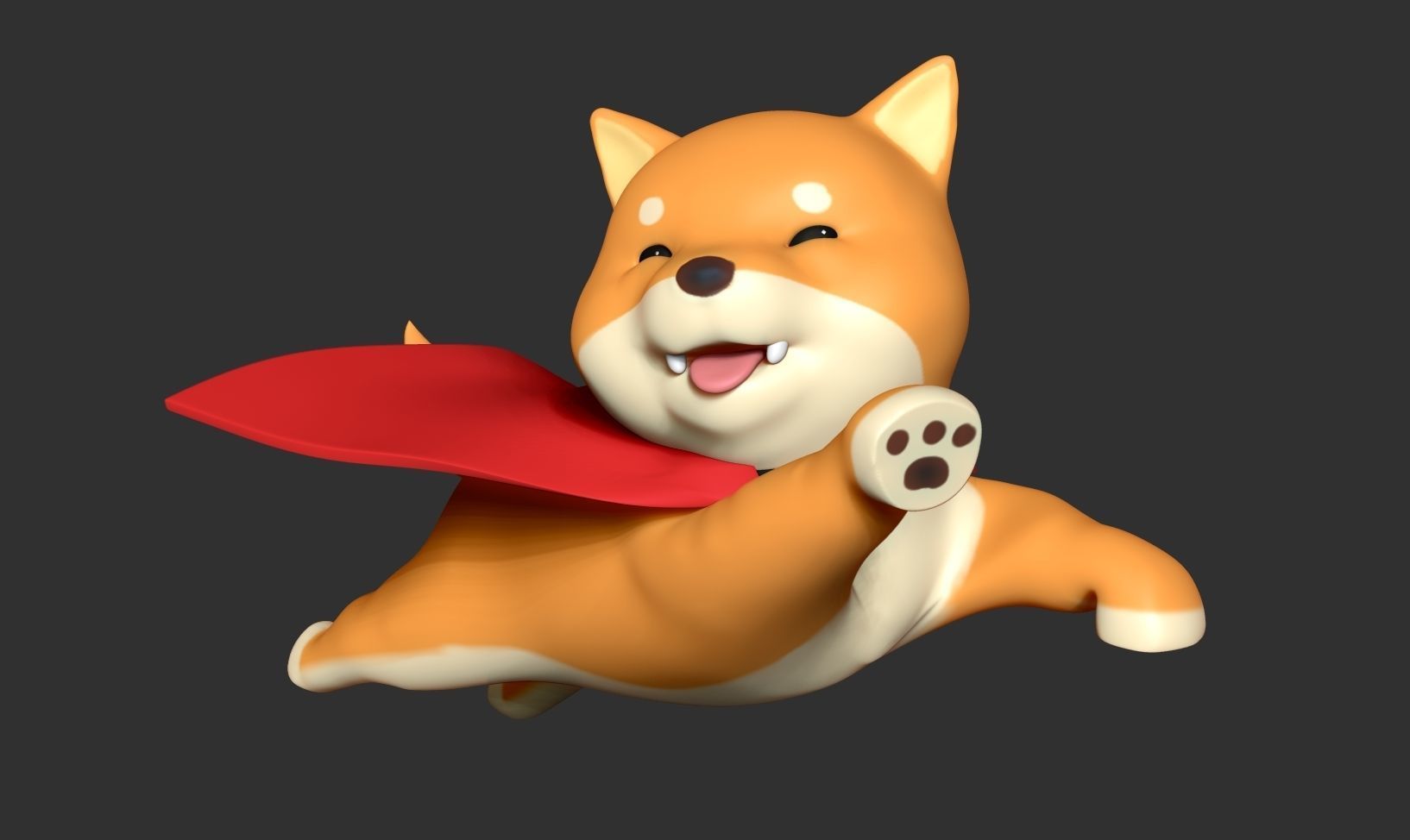 Super Shiba 3D print model_9
