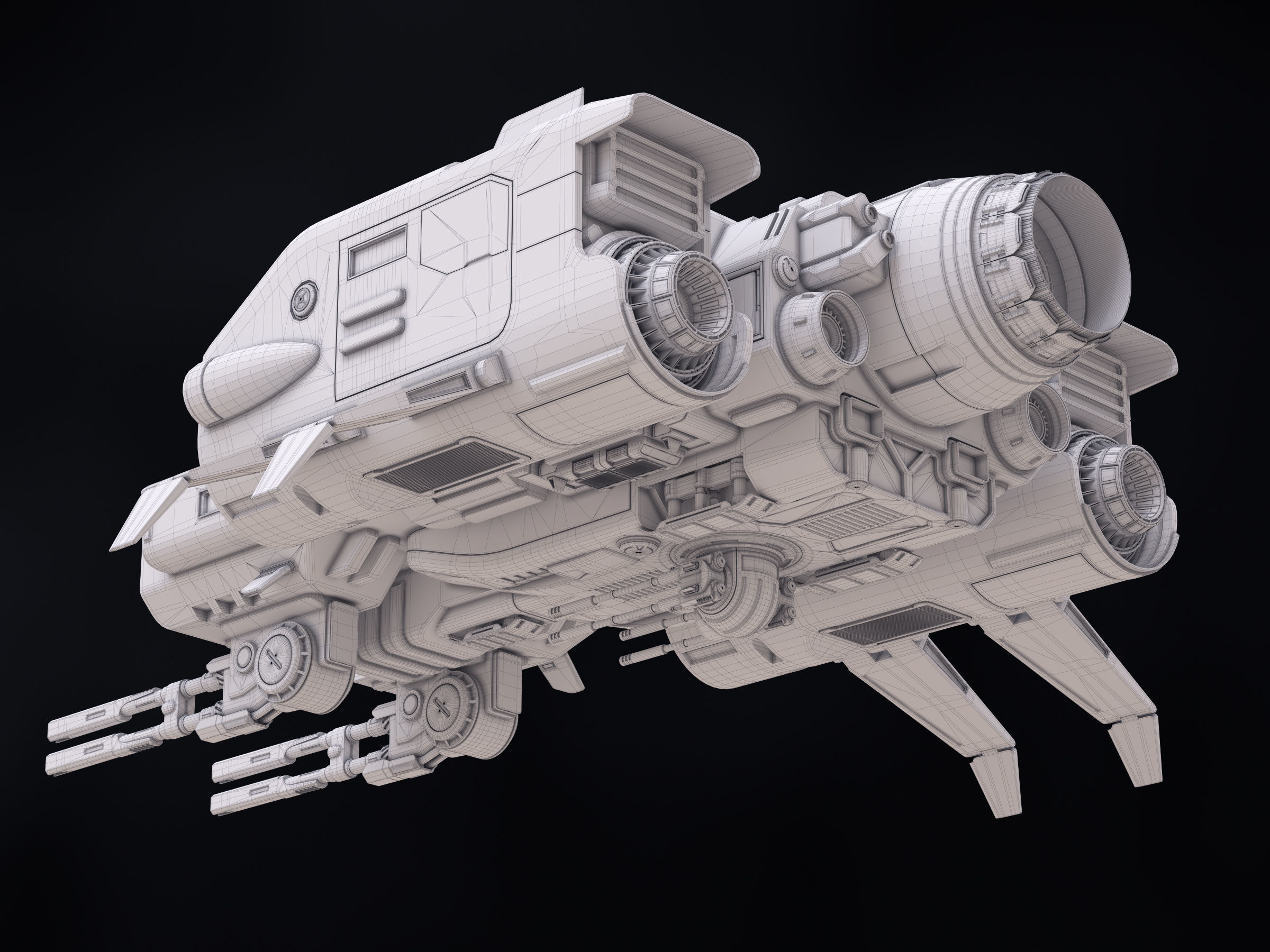 Ranger Spaceship 3D model_10