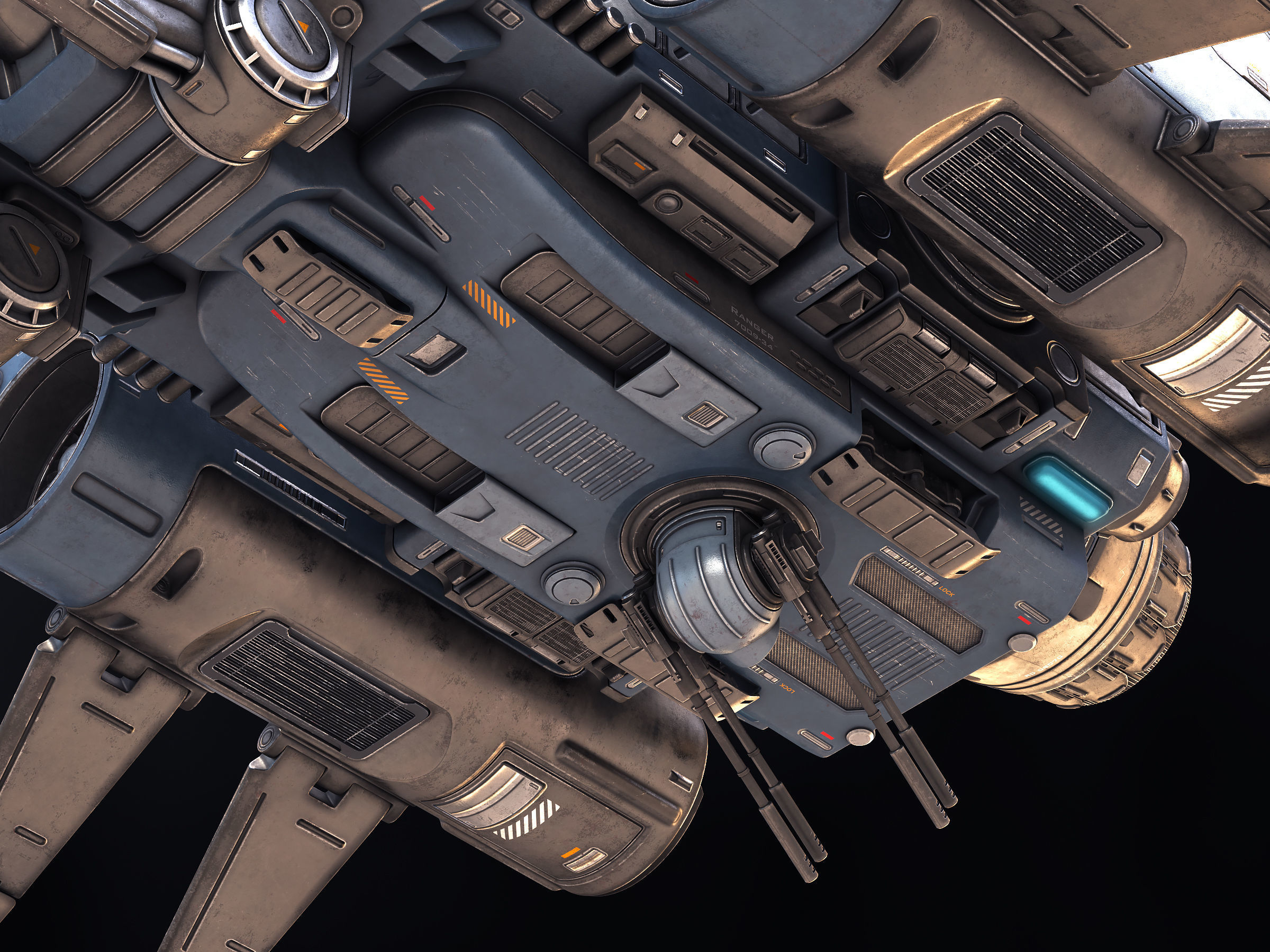 Ranger Spaceship 3D model_6