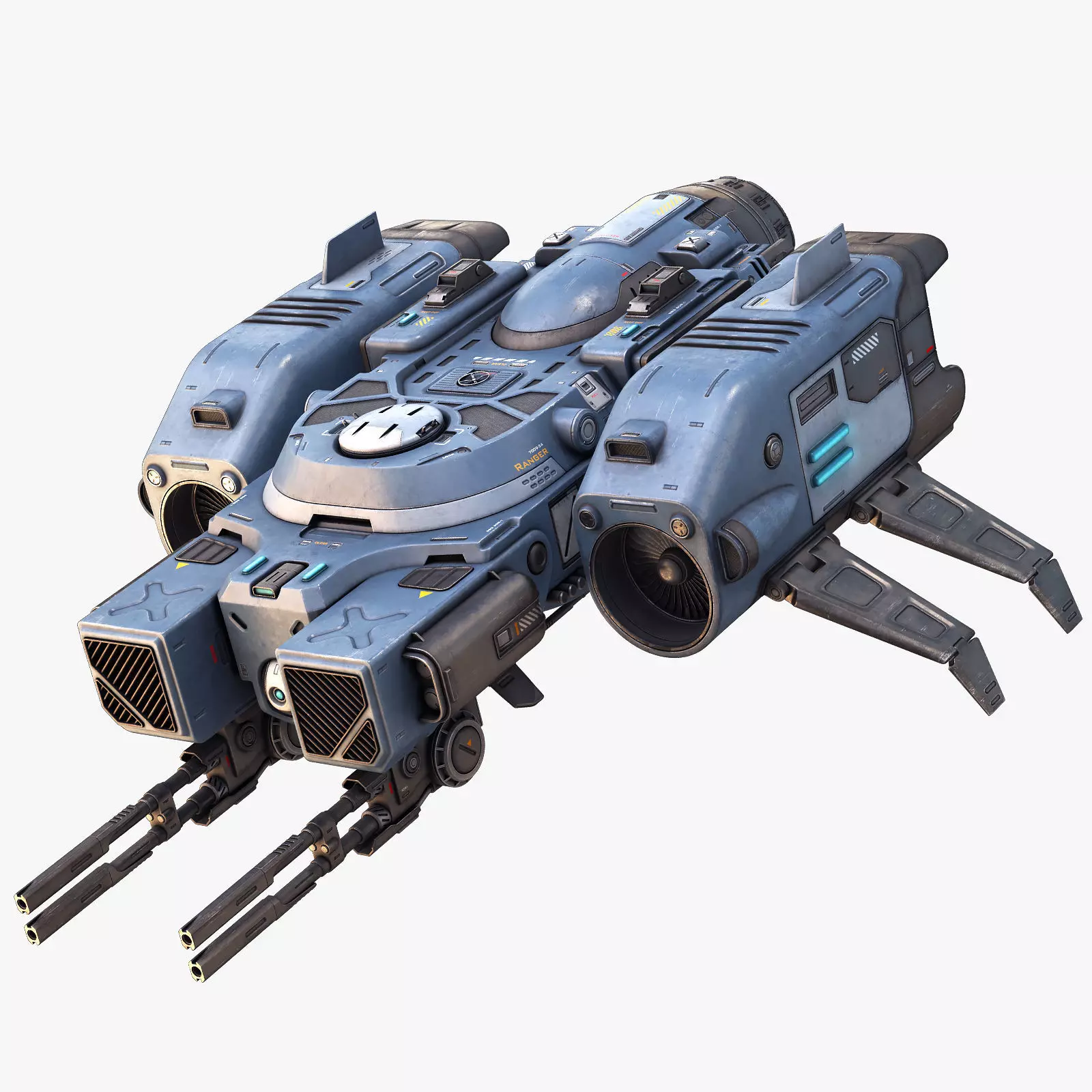 Ranger Spaceship 3D model_0
