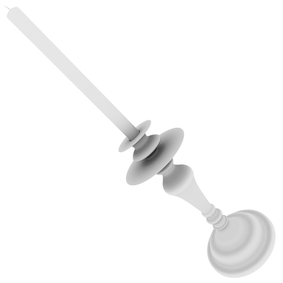 Candle Holder 3D model_4