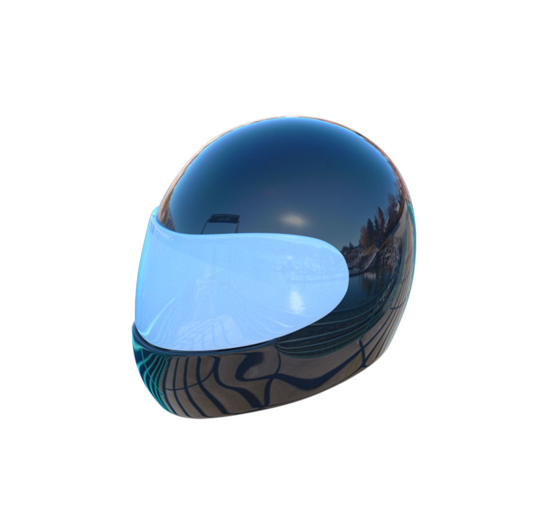 Bike Helmet 3D model_3