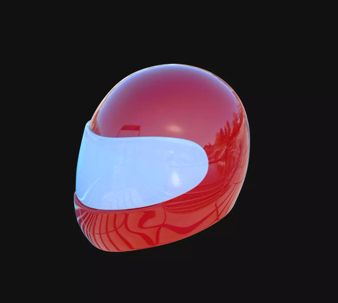 Bike Helmet 3D model_0