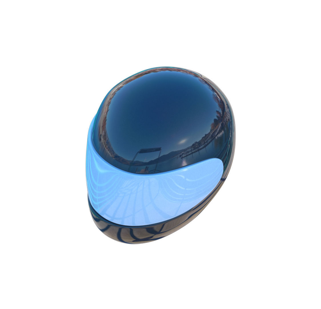 Bike Helmet 3D model_1