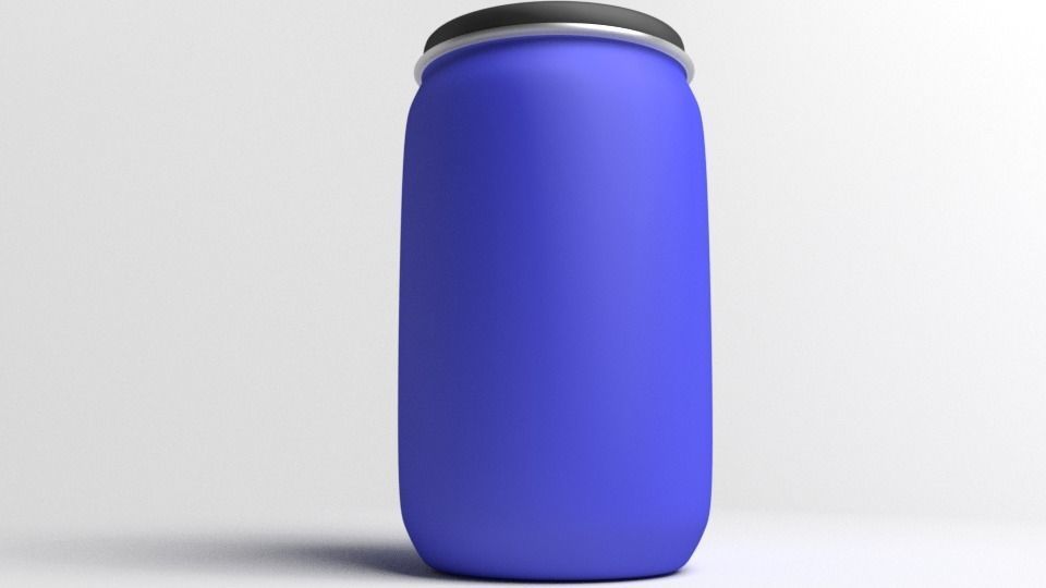 Barrel Plastic 1 3D model_3
