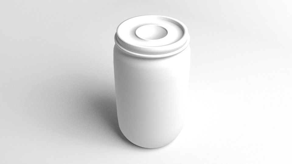 Barrel Plastic 1 3D model_4
