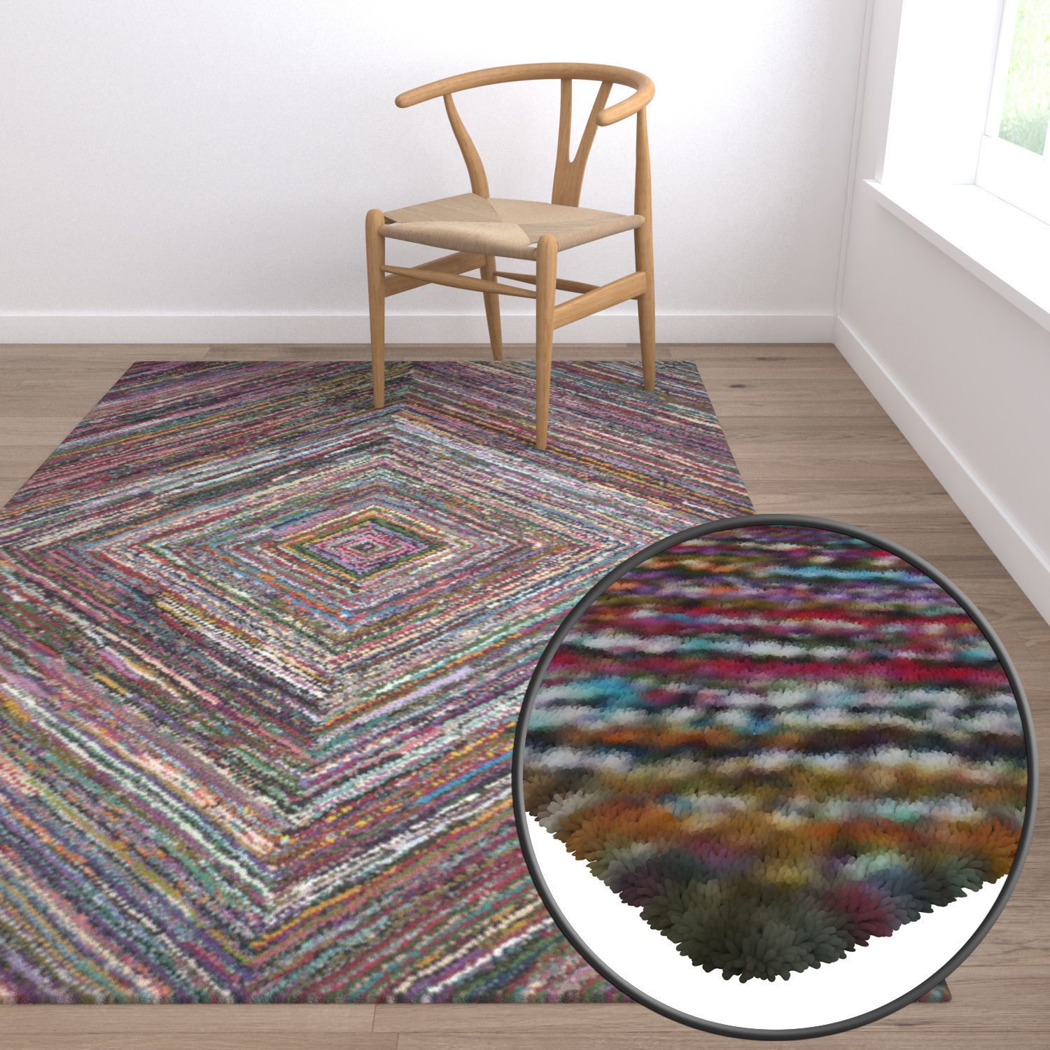 Rug Set 366 3D model_5