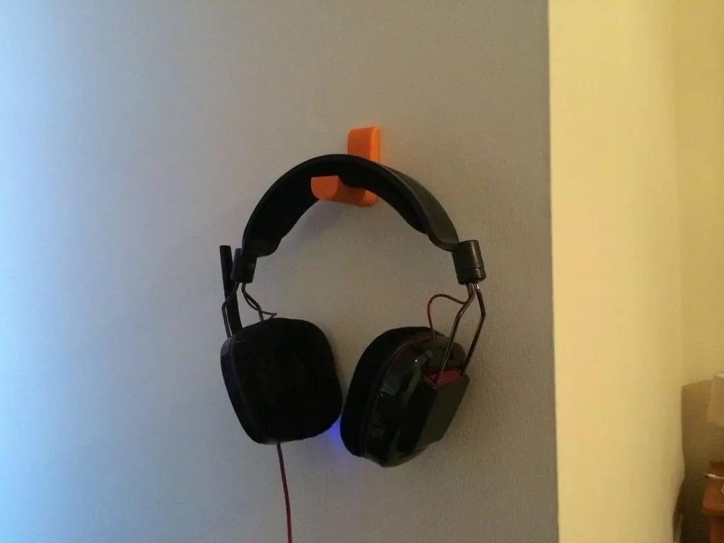 Headphones Hangar Free 3D print model