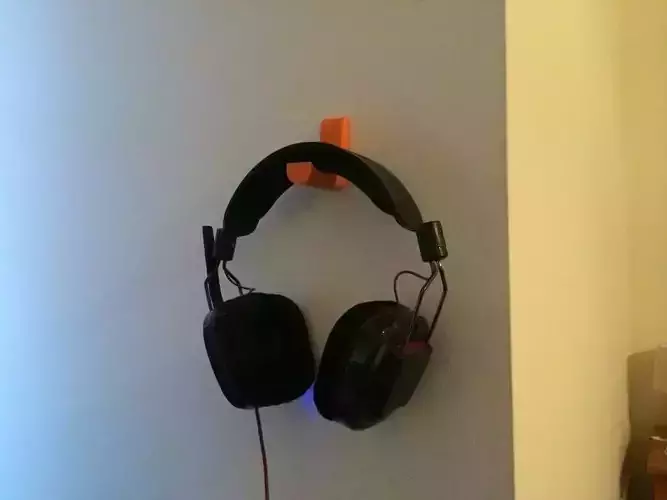 Headphones Hangar Free 3D print model