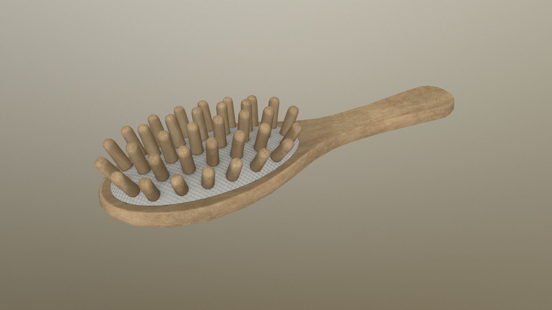 Massage Comb Low-poly 3D model_27