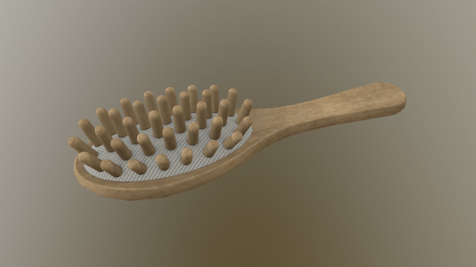 Massage Comb Low-poly 3D model_31