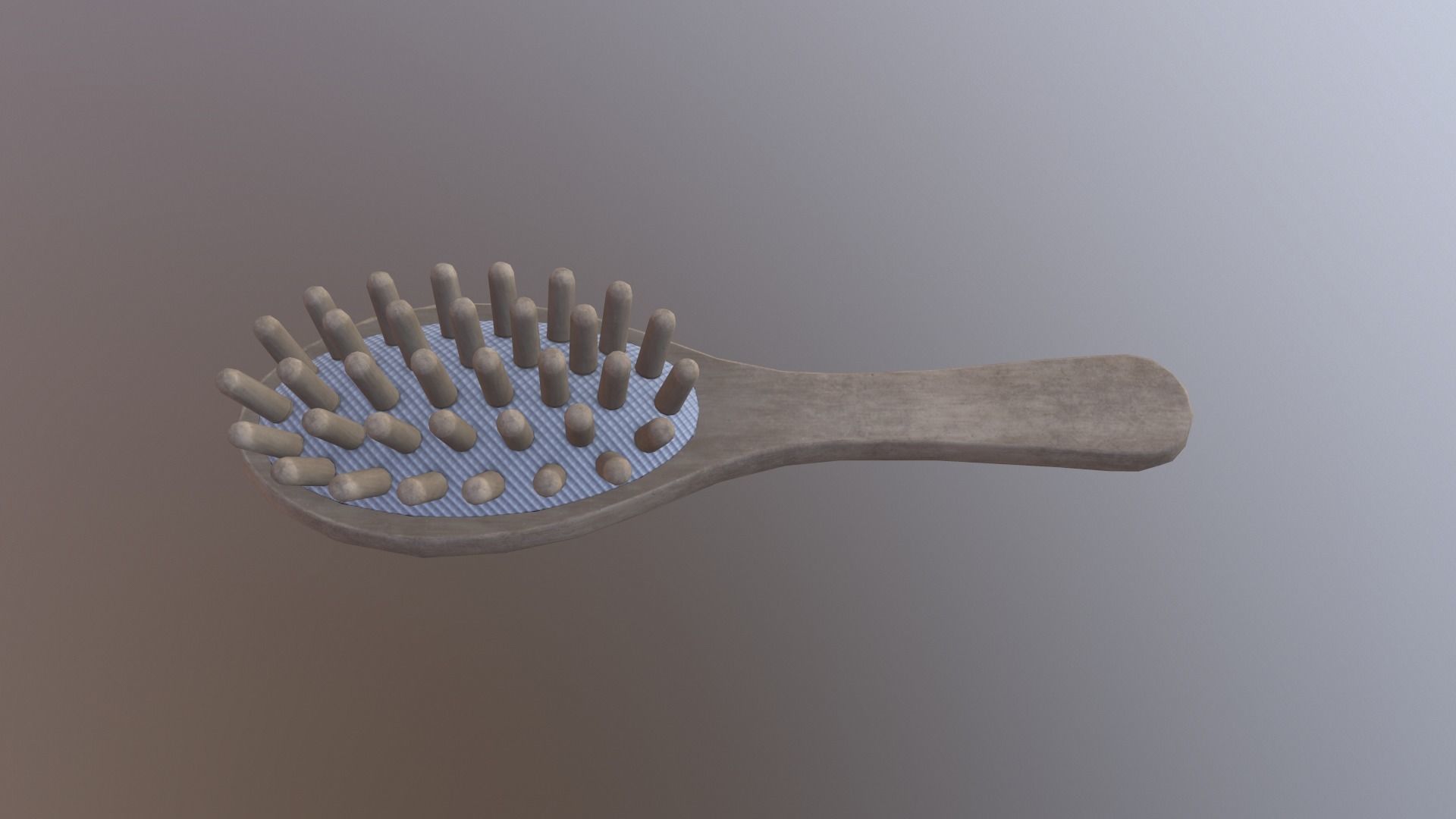 Massage Comb Low-poly 3D model_21