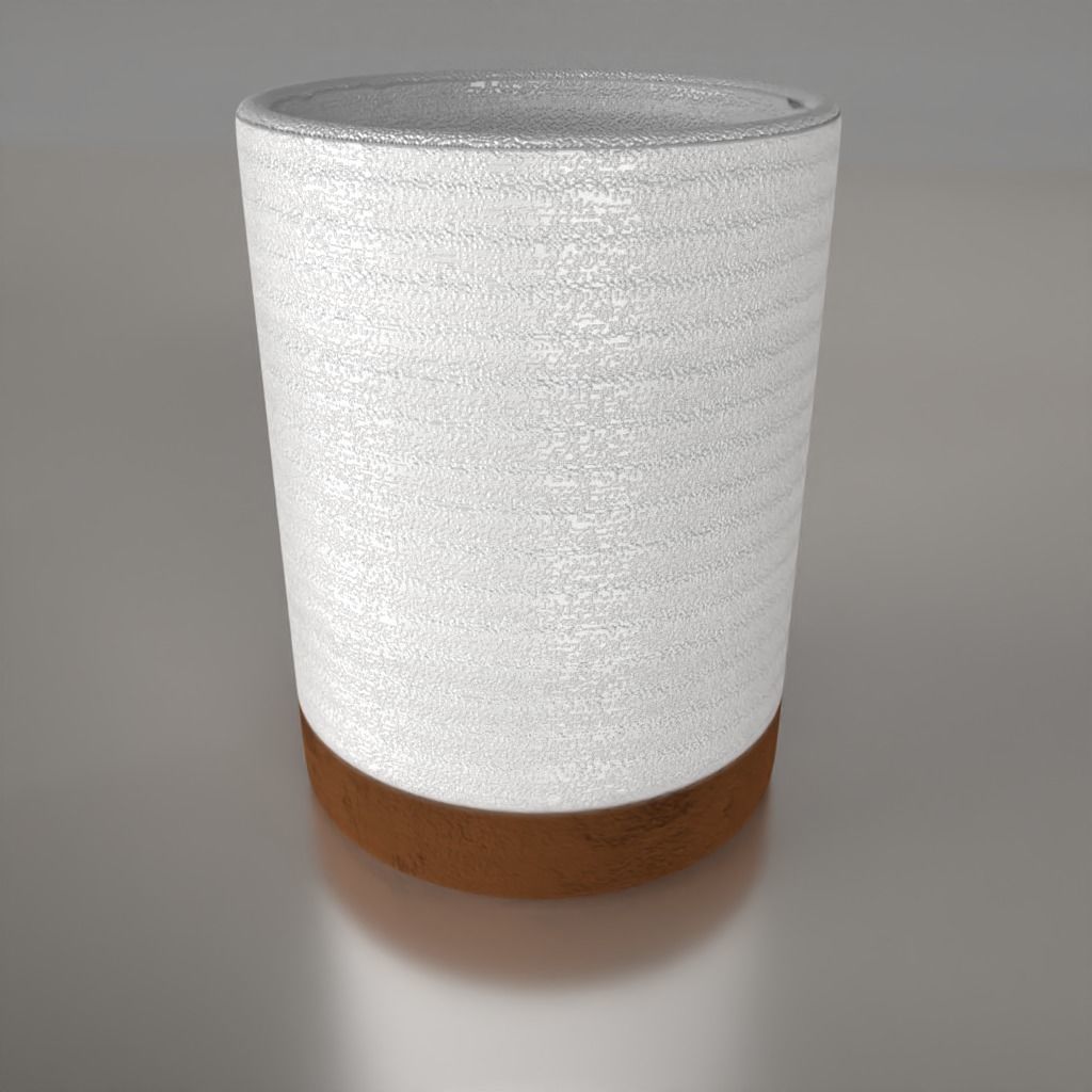 Terracotta tableware Low-poly 3D model_8