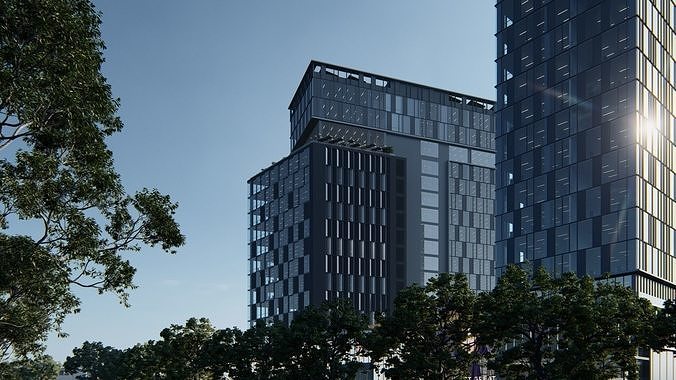 Lumion 10 Project File - Commercial Building