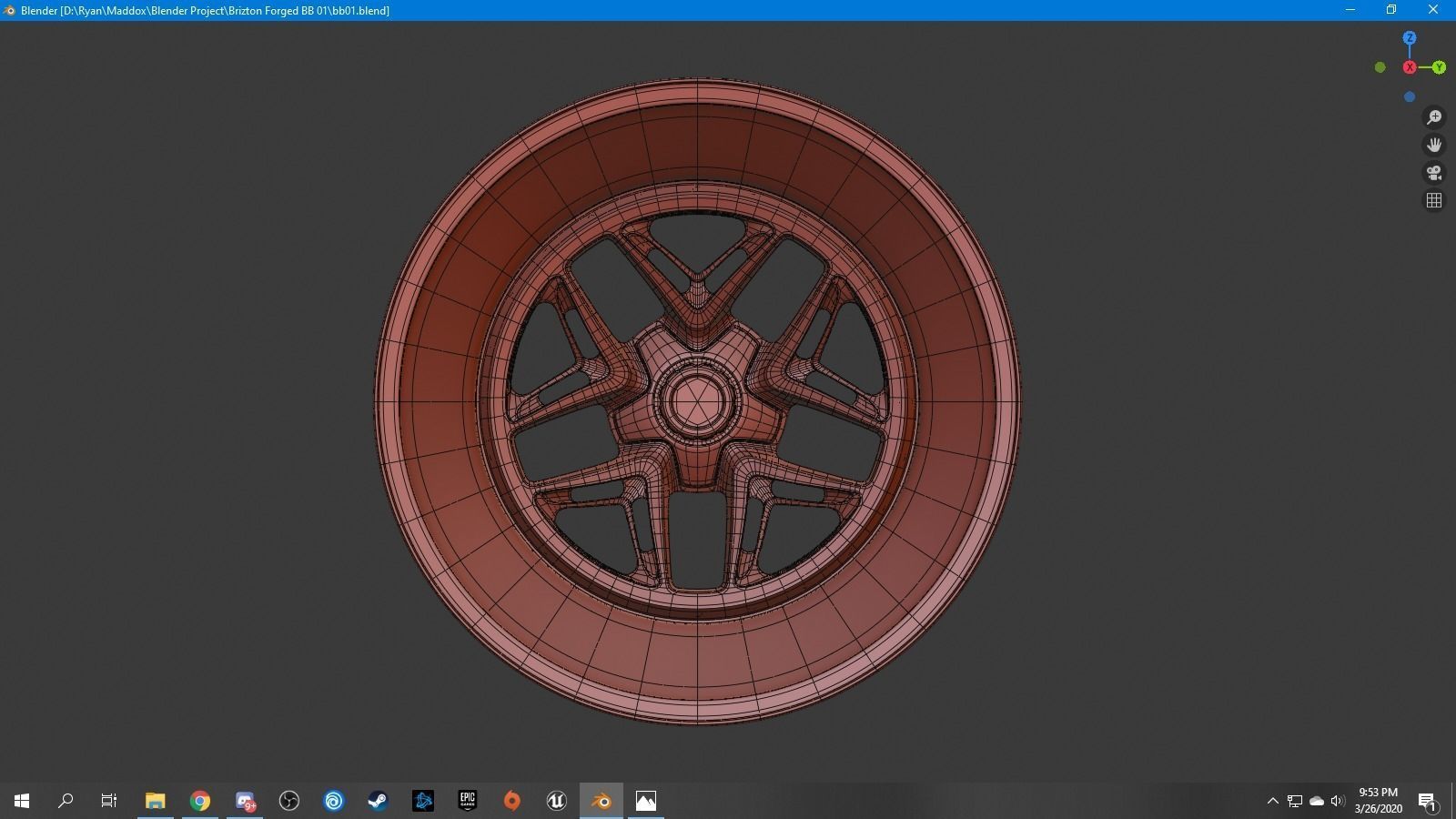 Brixton Forged BB01 3D model_7