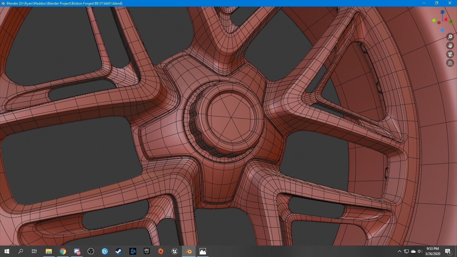 Brixton Forged BB01 3D model_10