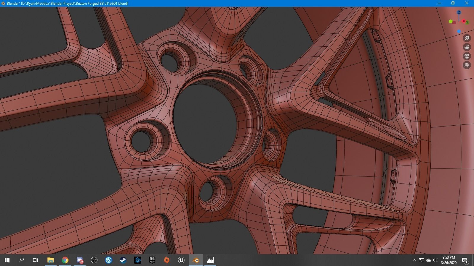 Brixton Forged BB01 3D model_11