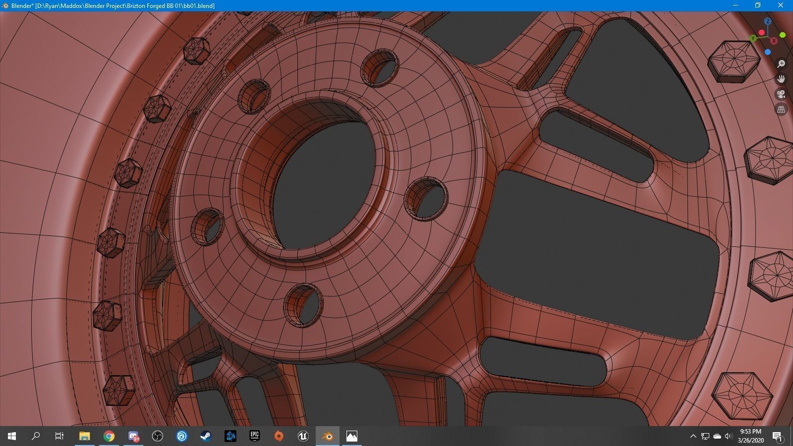 Brixton Forged BB01 3D model_12