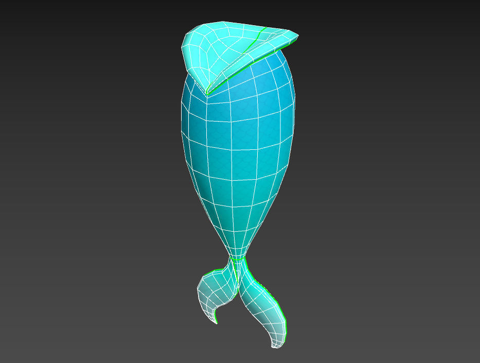 Mermaid Tail 3D model_26