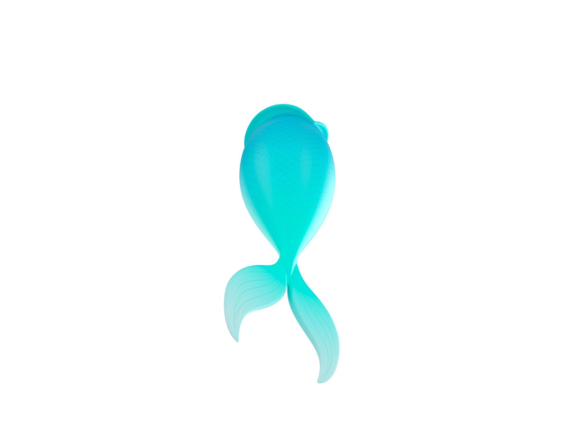 Mermaid Tail 3D model_6