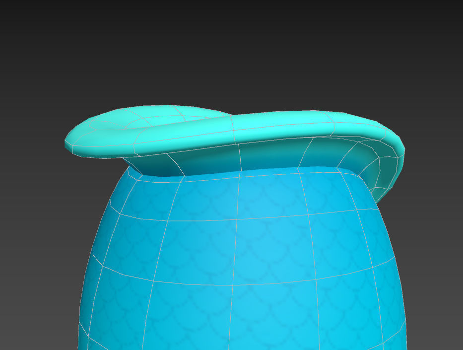 Mermaid Tail 3D model_24