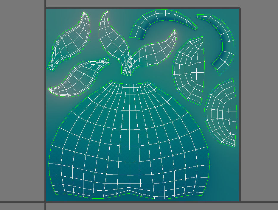 Mermaid Tail 3D model_27