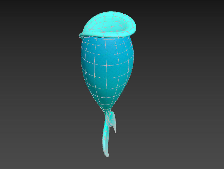 Mermaid Tail 3D model_25