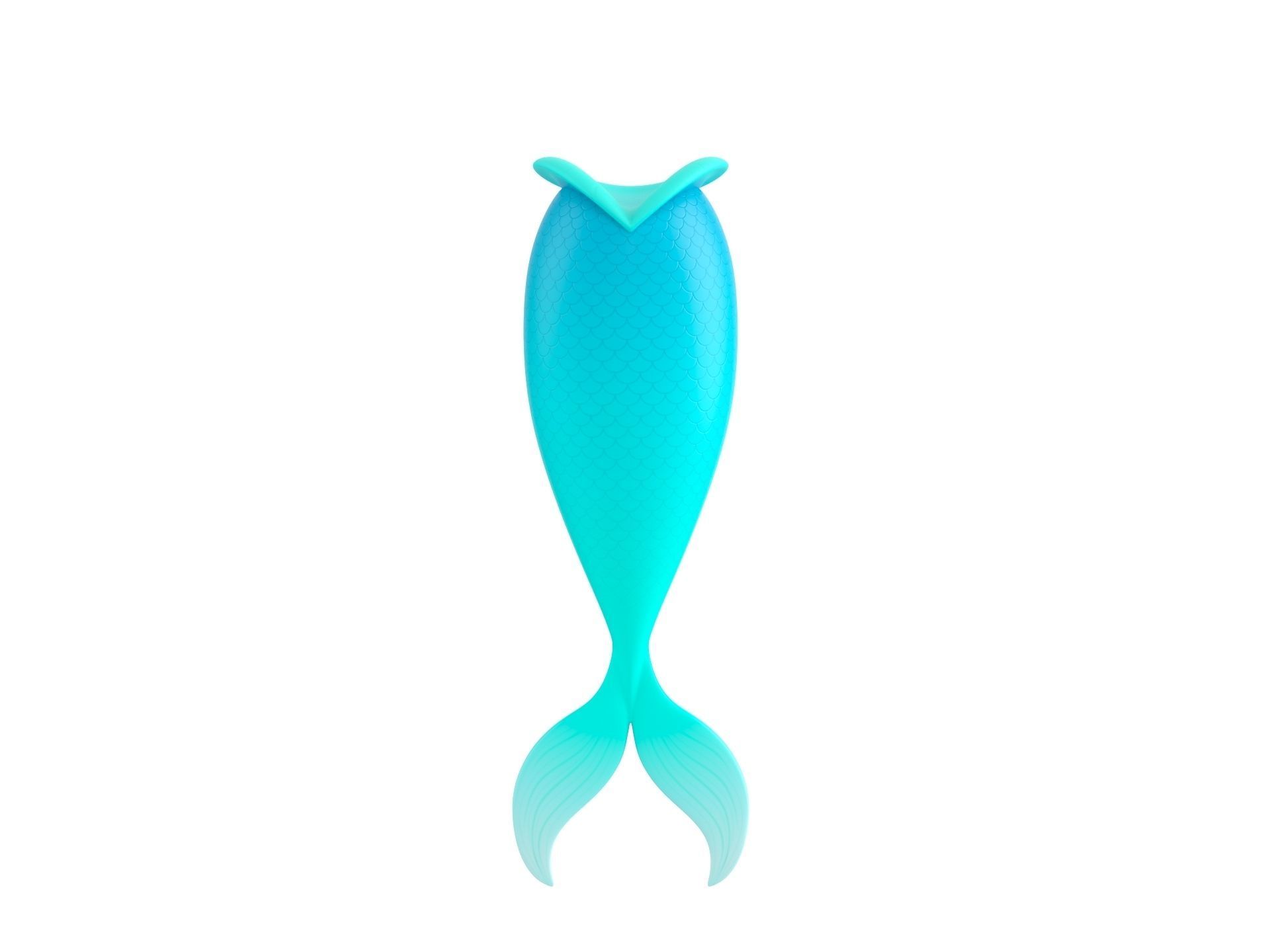 Mermaid Tail 3D model_1