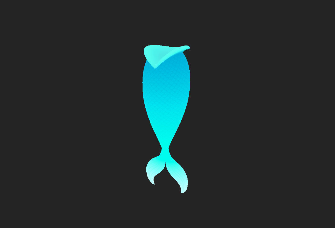 Mermaid Tail 3D model_9